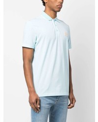 Polo bleu clair BOSS