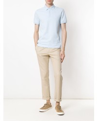 Polo bleu clair Lacoste