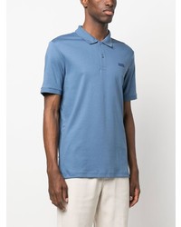 Polo bleu clair Calvin Klein