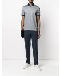 Polo bleu clair Emporio Armani