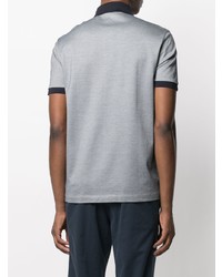 Polo bleu clair Emporio Armani