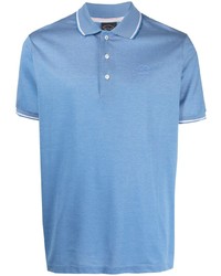 Polo bleu clair Paul & Shark