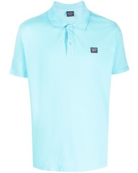 Polo bleu clair Paul & Shark