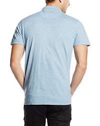 Polo bleu clair Selected