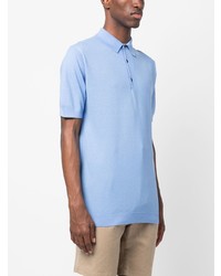 Polo bleu clair John Smedley