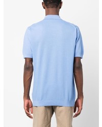 Polo bleu clair John Smedley