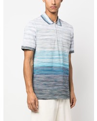 Polo bleu clair Missoni