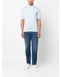 Polo bleu clair Lardini