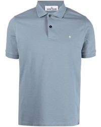 Polo bleu clair Stone Island