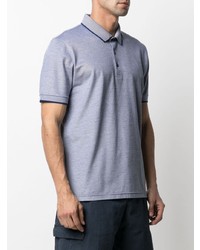 Polo bleu clair Canali