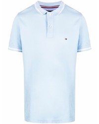 Polo bleu clair Tommy Hilfiger