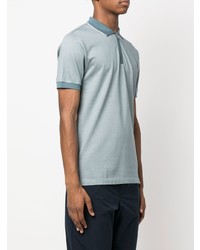 Polo bleu clair BOSS