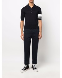 Polo bleu marine Thom Browne