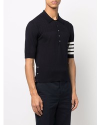 Polo bleu marine Thom Browne