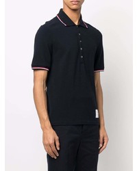 Polo bleu marine Thom Browne