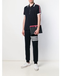 Polo bleu marine Thom Browne