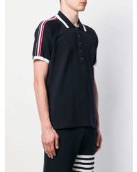 Polo bleu marine Thom Browne