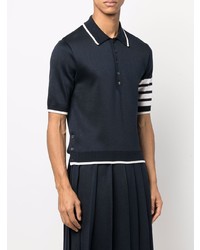 Polo bleu marine Thom Browne