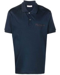 Polo bleu marine Alexander McQueen