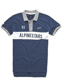 Polo bleu marine Alpinestars