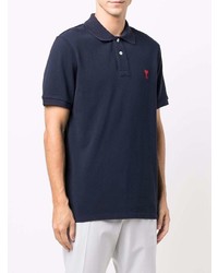 Polo bleu marine Ami Paris