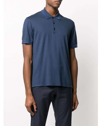 Polo bleu marine Ermenegildo Zegna