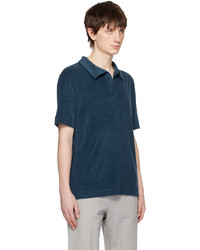 Polo bleu marine Zegna