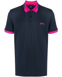 Polo bleu marine BOSS