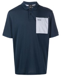 Polo bleu marine BOSS