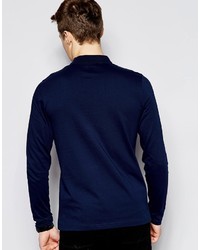 Polo bleu marine Asos