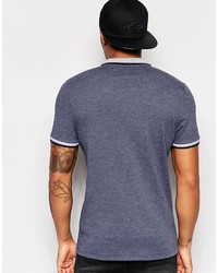 Polo bleu marine Asos