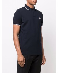 Polo bleu marine Moncler