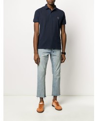 Polo bleu marine Stone Island