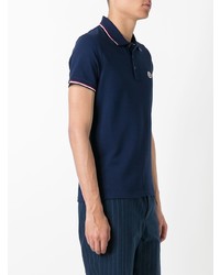 Polo bleu marine Moncler