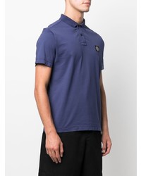 Polo bleu marine Stone Island