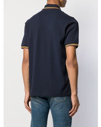 Polo bleu marine Fred Perry X Art Comes First