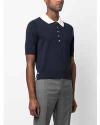 Polo bleu marine Thom Browne