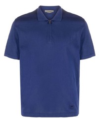 Polo bleu marine Corneliani