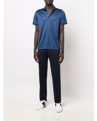 Polo bleu marine Corneliani