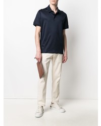 Polo bleu marine Brioni