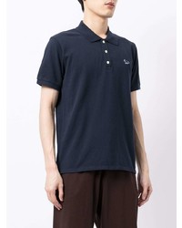 Polo bleu marine MAISON KITSUNÉ