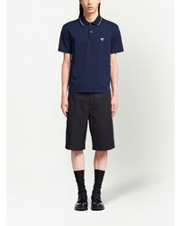 Polo bleu marine Prada