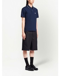 Polo bleu marine Prada