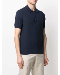 Polo bleu marine Canali