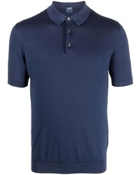 Polo bleu marine Fedeli