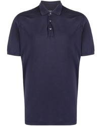 Polo bleu marine Fedeli