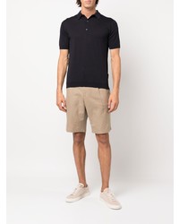 Polo bleu marine John Smedley