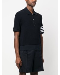 Polo bleu marine Thom Browne