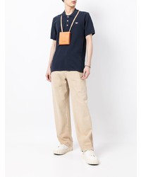 Polo bleu marine MAISON KITSUNÉ