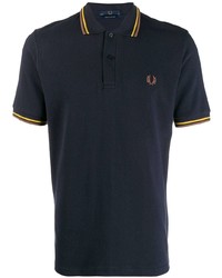 Polo bleu marine Fred Perry X Art Comes First